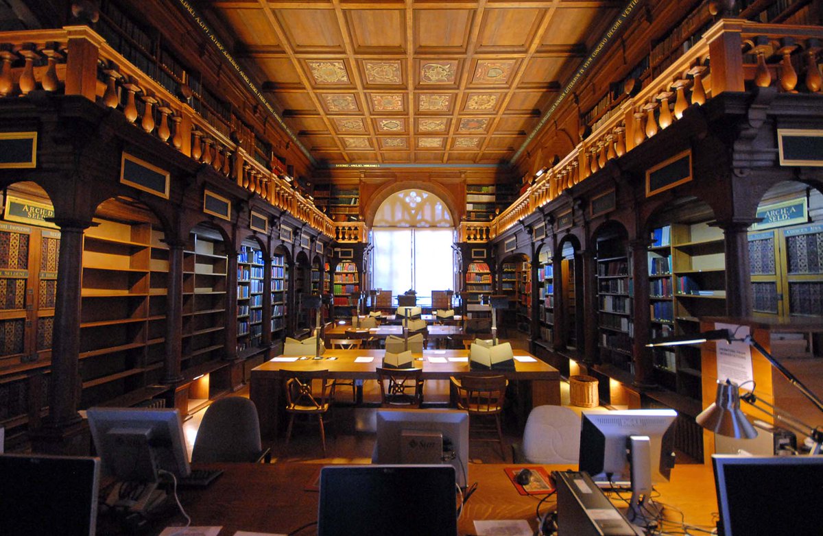 Yes indeed. The Divinity School has been cast as both an infirmary and Professor McGonagall’s dancing school for wizards; while Duke Humfrey’s Library (pictured) featured as the Hogwarts Library!The Bodleian Library: Pure movie magic. #HarryPotter