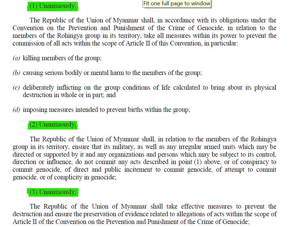 In January, the  @CIJ_ICJ unanimously directed  #Myanmar to prevent genocide against the  #Rohingya and preserve evidence + asked for an update on May 25. The clock  is ticking.  https://bit.ly/3fJEAmT  /2