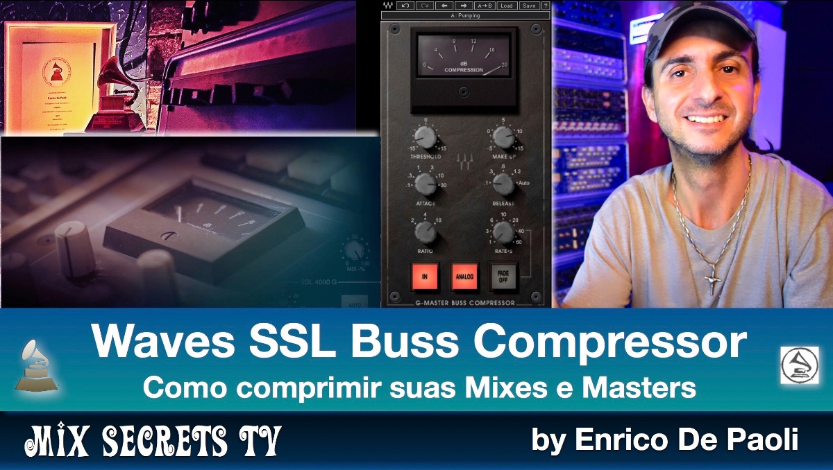 ÚLTIMOS DIAS! Compressão de Mixes &amp; Masters com o SSL BUSS 📀 Mixes &amp; Masters MELHORES JÁ em videos a partir de R$19 - mailchi.mp/7cf7236ec49d/a…
