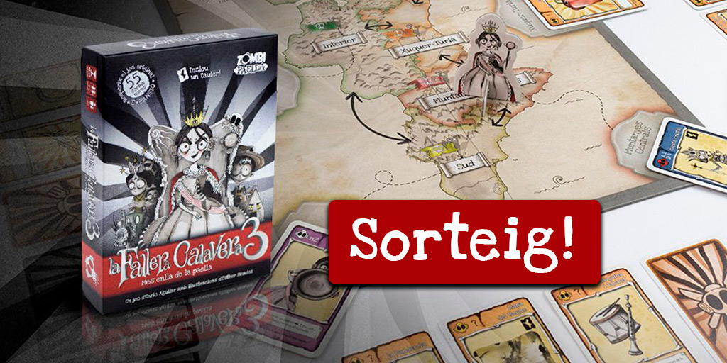 zombipaella's tweet photo. 🔴SORTEIG! Guanya ara un joc de #LaFalleraCalavera3!

🔃Fes RT d'este tuit

👉Seguix @zombipaella 

🎲Cita almenys una persona amb qui voldries jugar a #LaFalleraCalavera3

⏰Tens temps fins el dia 14 de maig a les 23.59h de la nit! https://t.co/Gv1Aw7u1WZ