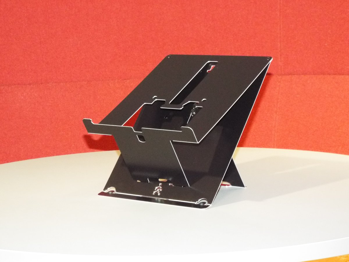 Ask your employer to choose the laptop stand that fits every laptop! UPRISE by Ergonomic Cafe Ltd.
Award Winning.
Adjustable.
Folds Flat.
Small Footprint.
Light Weight.
Fits all laptops, even ones with a limited screen opening angle.
youtu.be/2P5Y7vyXYsM