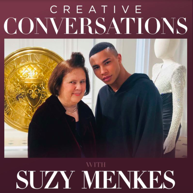 .@SuzyMenkesVogue discusses with @ORousteing, Creative Director of @Balmain, about his fight for more diversity and inclusion in the fashion industry. Head over to @CNILuxury to listen to the full episode: cniluxury.com/conference-ins….