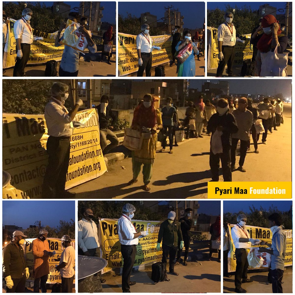pyarimaa_org's tweet photo. Pyari Maa Foundation Distributed face masks to the needy people's by volunteers of Pyari Maa Foundation by visiting their locality personally. This effort would be continued to fight against #coronavirus.
#PyariMaaFoundation #covid19 #Maskdistribution #needy #lockdown #Masks4All https://t.co/NfcD6mMoai