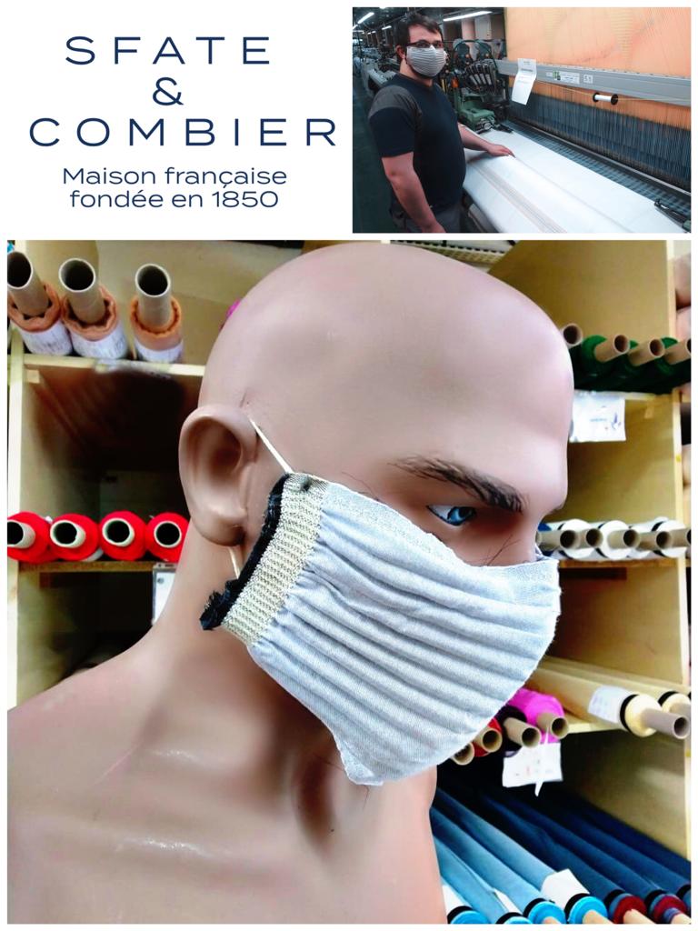 Nos masques ont la classification UNS 1, matériaux dont les performances ont été mesurées par les laboratoires de la DGA Maîtrise NRBC : masque de catégorie 1 lavables, à usage des professionnels en contact avec le public.
📩Contactez-nous par e-mail : contact@sfate-et-combier.fr