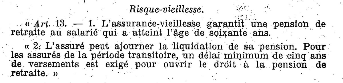 Mais revenons au système de 1930 mis en place par Laval.Le régime de retraite qui se met en place en 1930 fonctionne sur une base de capitalisation (horreur, malheur)