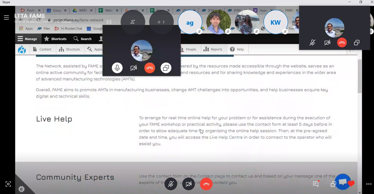 FAMErasmus's tweet photo. FAME project goes online for the next two days 👩‍💼
Partners will be holding the #LTTA digitally so not to miss the chance to get their hands on the #FAME Genie tool and the #FAME Network page 👩‍💻👨‍💻

Visit #FAMEproject website 👉 https://t.co/dJzEodvbL7 🌎
#ErasmusPlus https://t.co/5gjmMqkFlp
