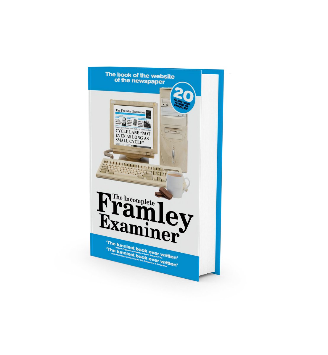 Next year, The Framley Examiner will be 20. Because there were always pages on the website that weren't in the book, and pages in the book that weren't on the website, we've decided to collect them all in one place. A NEW BOOK.