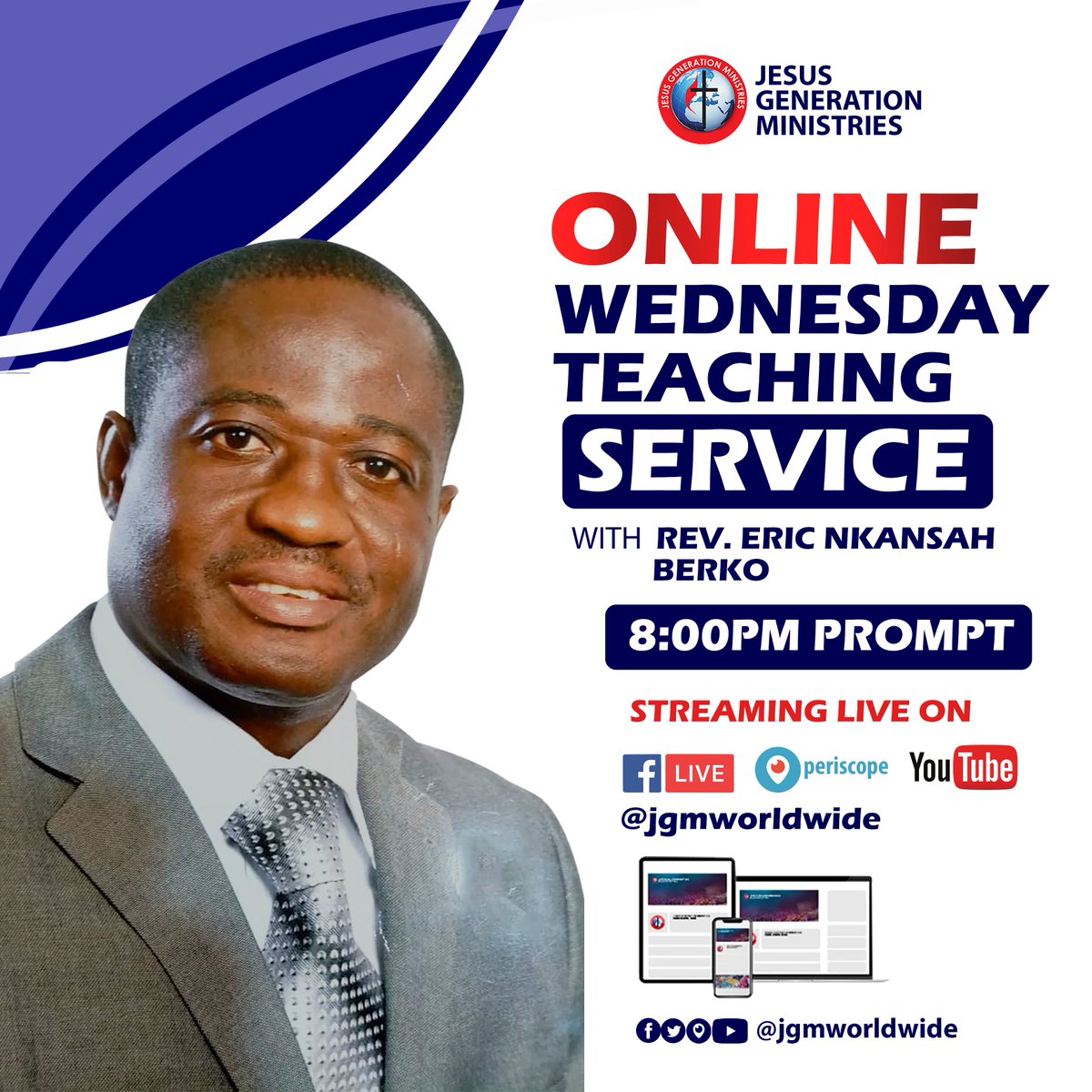 jgmworldwide's tweet photo. Join us tonight for our midweek service
God has a word for you

#jgmworldwide
#JGMOnline https://t.co/EErEoLwmZv