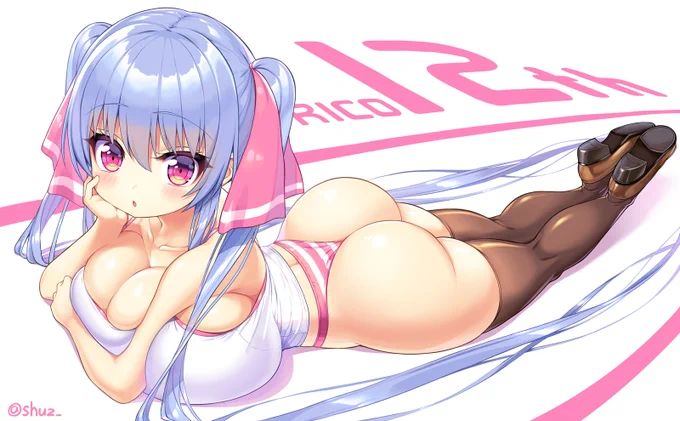 今日で看板娘のりこを描いて12年になりましたー
おっぱいもおしりも髪の毛も色々成長しました 