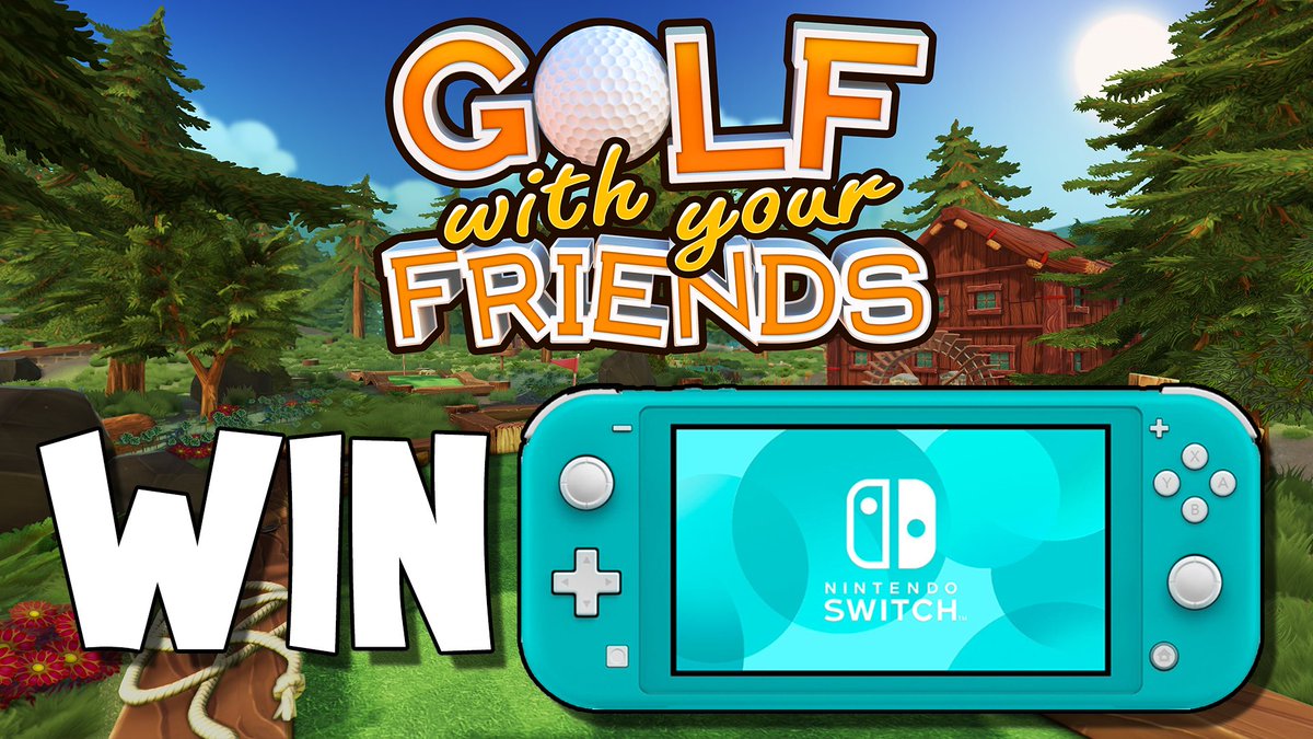 GolfWYF's tweet photo. 🎉 We launch on #NintendoSwitch May 19th! 🎉

🎁 To celebrate, we’re giving away a Switch Lite and a digital copy of the game to one lucky golfer!🎁

Enter 👉 https://t.co/FxUEbj1YjA

#Win (Full T&amp;Cs apply) https://t.co/LXNebGWhV4