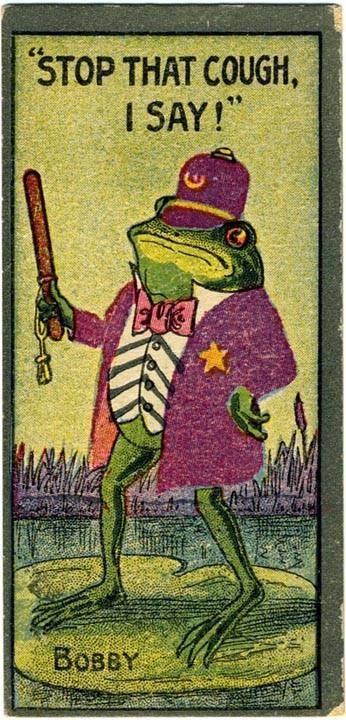 This frog will protect us.