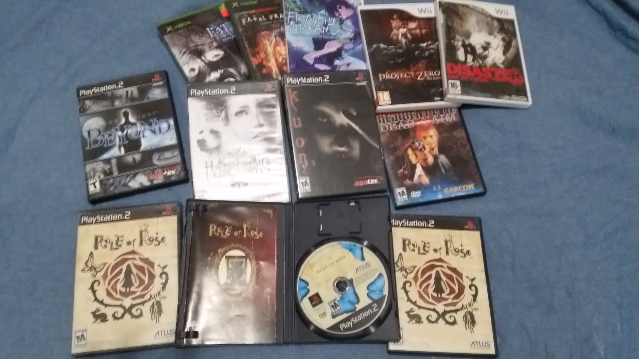 AestheticGamer aka Dusk Golem on Twitter: "Someone asked for a pic, I have  a LOT more, nearly every PS1, LS2, Dreamcast, Saturn, Wii &amp; Gamecube  horror game with others, but a few
