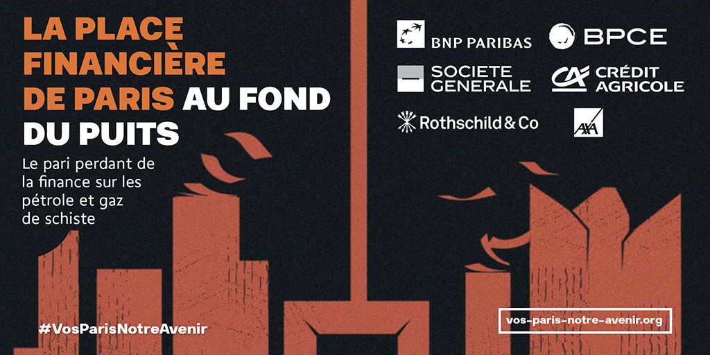 amisdelaterre's tweet photo. Enquête inédite sur la finance 🇫🇷 : en plein krach pétrolier notre nouveau rapport avec @ReclaimFinance révèle le soutien massif des banques &amp; investisseurs aux pétrole &amp; gaz de schiste #VosParisNotreAvenir
🧐Décryptage https://t.co/olu5UJPe5Q
Interpellez https://t.co/T28d5OzLeS https://t.co/wnHzvzUCZI