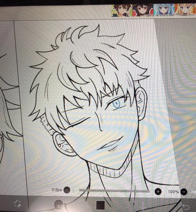 でけた_(:3 」∠)_
あと色塗り!!! 