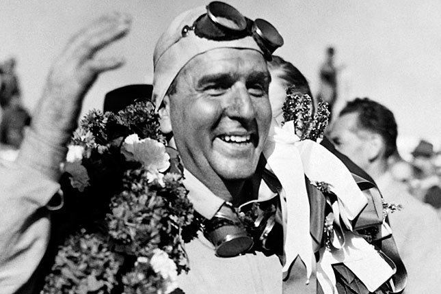While Giuseppe Farina won the inaugural championship, the star driver in the 1950s was Juan Manuel Fangio. Fangio won the drivers' championship five times in 1951, 1954, 1955, 1956 and 1957, a record that stood 46 years with five manufacturers (no one’s replicated this!)