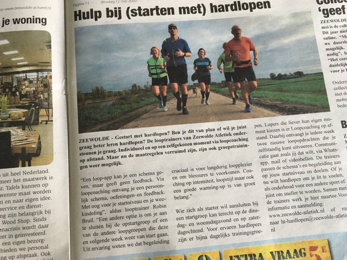 Hulp bij hardlopen? Groepstrainingen of een individueel traject. Wij kunnen weer los! #samenmeerplezier #deskundigadvies #hardlopenisleuk