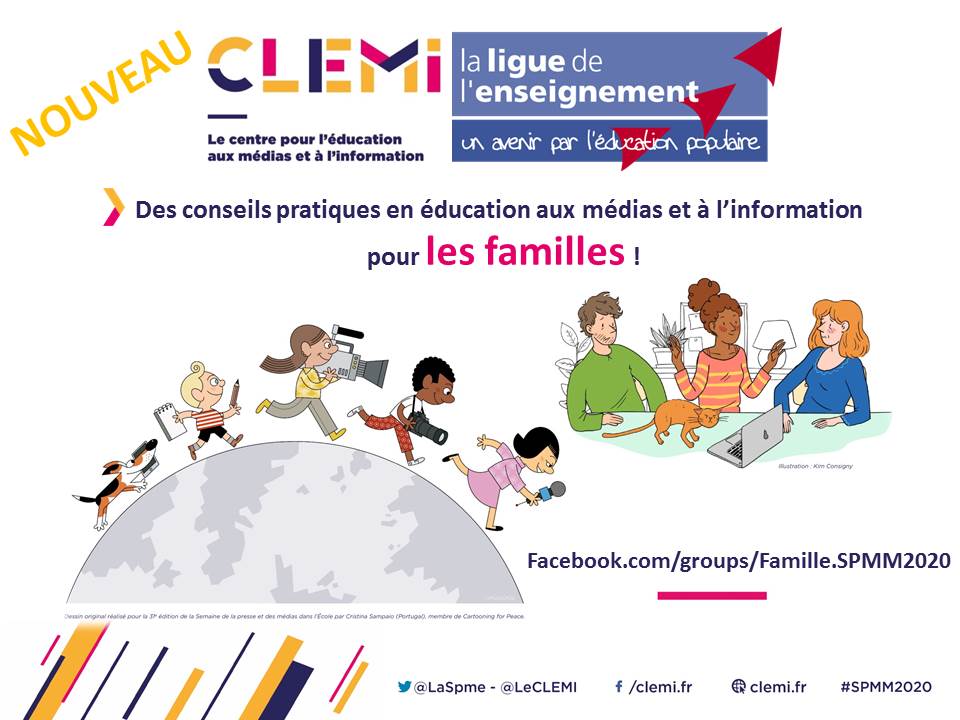 LeCLEMI's tweet photo. Les 5 gestes barrières pour lutter contre les infox.
Découvrez "Mission fact-checking", nouvelle activité d'#ÉducMédiasInfo à faire en famille. 🤳🔎
Réalisée en partenariat avec @weblaligue.
Objectif : apprendre à vérifier l’info avant de la partager !

➡https://t.co/9g8an6UtUT https://t.co/5U9QSeaAIf