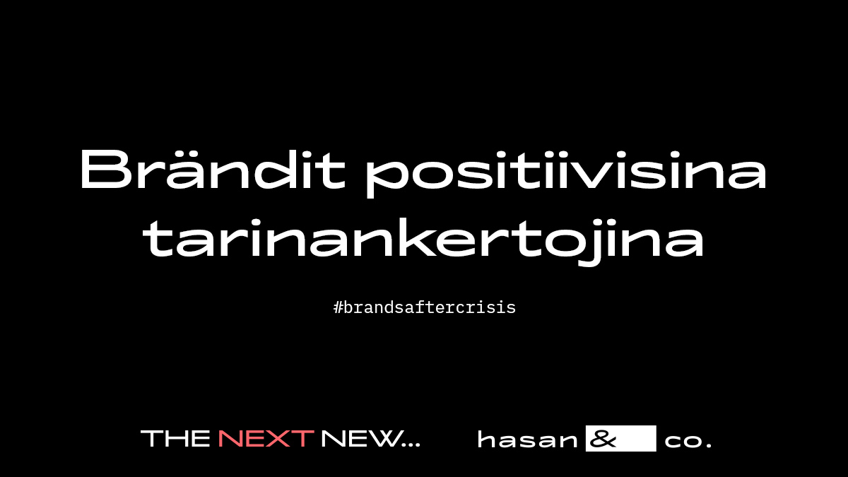 Huoli terveydestä ja taloudesta sekä arjen mullistuminen samanlaisiksi, toisiaan seuraaviksi päiviksi leimaavat tätä aikaa. Ihmiset kaipaavat arkeensa iloa ja irtiottoa ympäröivästä hässäkästä. Tarinankerronta on yhä tärkeämpää, positiivisuus vie nyt voiton.* #thenextnew