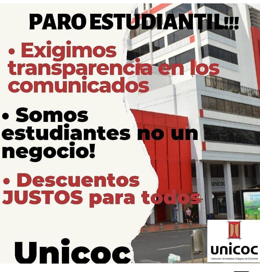 MujeresUsc's tweet photo. #USCDescuentosDeMatriculaYa todos los días, a la misma hora, hasta obtener una respuesta JUSTA @usantiagodecali @Mineducacion @NoticiasCaracol @NoticiasRCN @NoticieroNoti5 @BluRadioCo @UltimaHoraBLU @RedMasNoticias @EnterateCali @EnterateCali @DanielSamperO https://t.co/92f7Z9XHHI