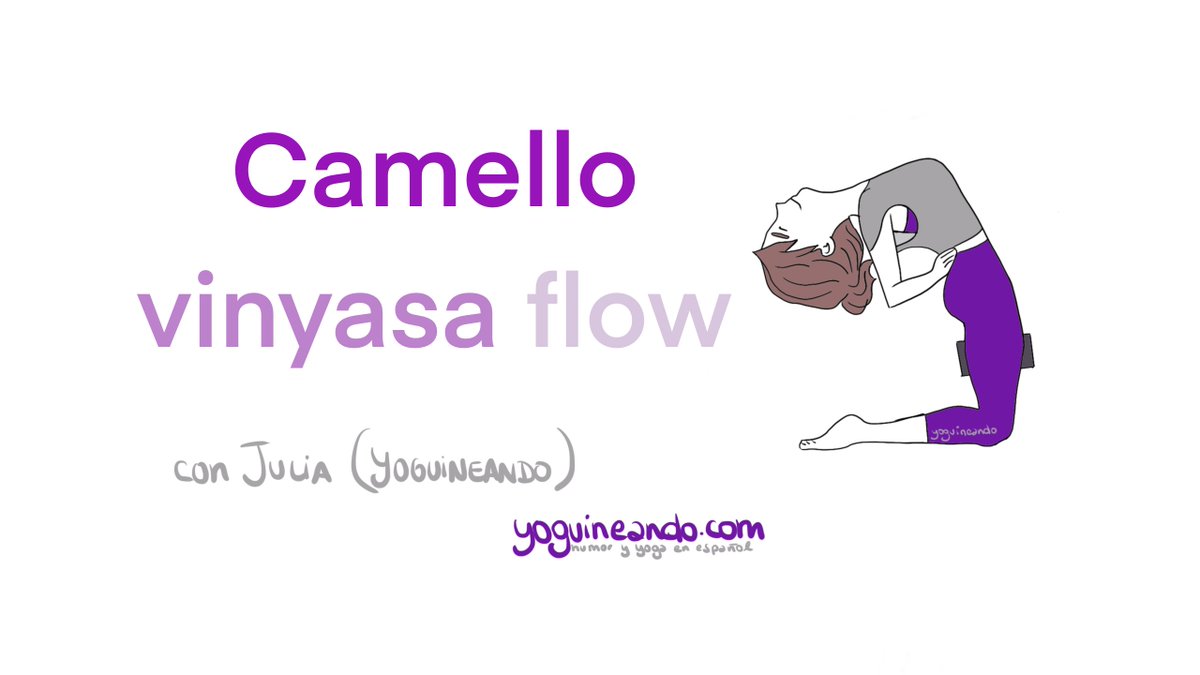 yoguineando's tweet photo. 30min de #vinyasa flow para principiantes sobre la postura del camello https://t.co/OsVlwvY8YD https://t.co/dBNwh4dfAn