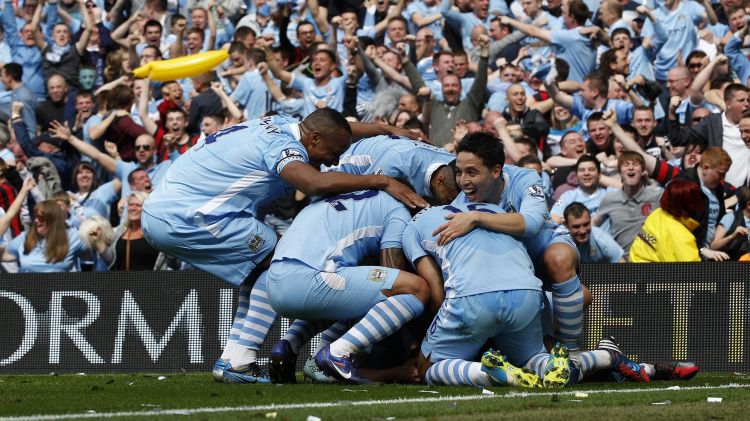 "Two goals in added time from Manchester City to snatch the title away from Manchester United. Stupendous. The greatest moment I have seen in Premier League football". Unbelievable. #MCFC  #CTID