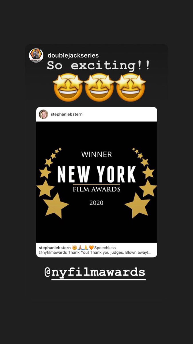 StephanieBGreat's tweet photo. WINNER?!?!  🤯@nyfilmawards THANK YOU! THANK YOU JUDGES!!! @DblJkSeries We WONNNN YALL!!!! Grateful, joyful and so Freakin Amazed!!! 🙏🧡🙏🏽🤯🙏🧡🙏🏽🤯🙏🧡🙏🏽🤯 https://t.co/tzwZ6oJVxZ