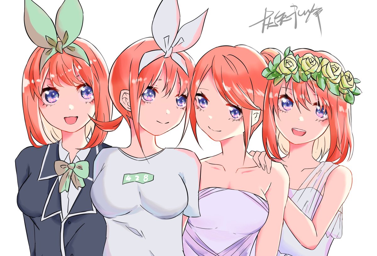 HuiTianJunYe's tweet photo. #五等分の花嫁  
#中野四葉 
FOUR https://t.co/P1brejahli