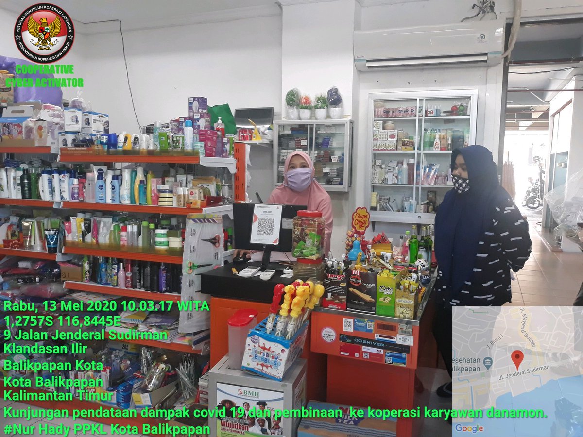 ang250679's tweet photo. Kunjungan pendataan dampak covid  19 dan pembinaan koperasi karyawan bank dnamon balikpapan. https://t.co/C9cjVT6U05