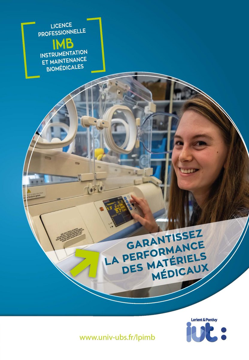 iutlorientpondi's tweet photo. Un métier de responsabilités et d’engagement au service du patient !
👉 Les candidatures à notre licence pro Instrumentation et Maintenance Biomédicales sont ouvertes !
📅 Postulez avant le 31/08 > https://t.co/idefMuLukL
+ d'infos > https://t.co/bzRVPndYOi
#osezliut https://t.co/VhEFX2WmQV