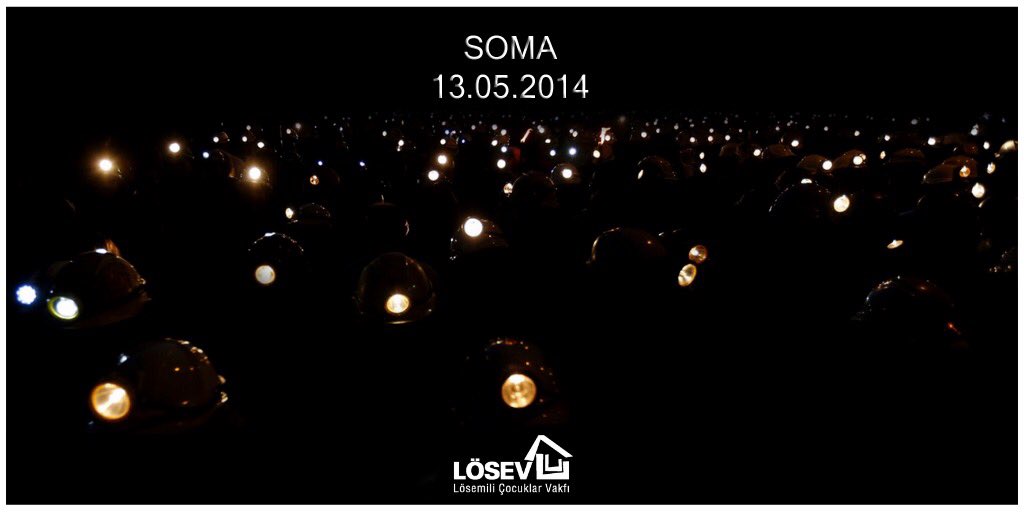 13 Mayıs 2014 tarihinde #Soma maden faciasında hayatını kaybeden madencilerimizi saygı ve rahmetle anıyoruz.