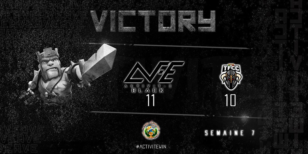Sweet double victory yesterday for our #ClashOfClans teams!
Close win for the #Whites, facing #Portugalsystem in @cup_pinnacle #Week5.
The #Blacks wrapped their <a href="/GlobalClashCup/">Global Clash Cup</a> #Week7 match against #TFCCeSports.
Great job boys!
#ActivitEWin
