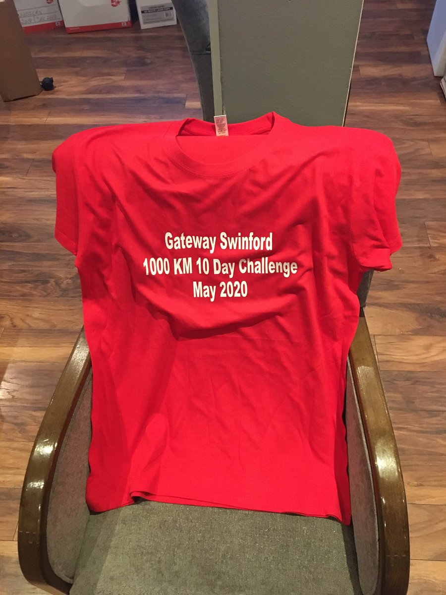 GatewaySwinford's tweet photo. It’s day 1 of our 1000km challenge. If you spot any of the Team Gateway Swinford out on their walk/run give them a beeb or word of encouragement . Thanks 
Have a great day 
#gatewayswinford #teamgatewayswinford https://t.co/mN3xg2QOBF