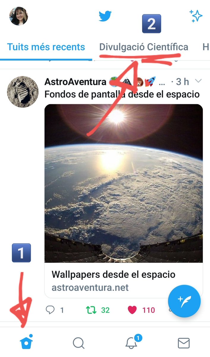 AnnaCasamitjana's tweet photo. Segur que ja ho sabíeu però jo acabo de descobrir que en crear llistes noves aquí a #twitter per poder filtrar una mica (en tinc moltes però no les utilitzava perquè havia de fer molta neteja), si fixes llistes destacades et surten als tuits recents ⬇️ #microtutorials #TuitÚtil https://t.co/lxcQxO3myY