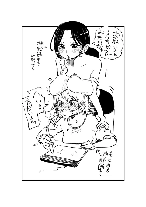 「神絵師もち」ってこういうことかと勝手に思ってました。ペンの持ち方の話なんですね。僕、調べました。 