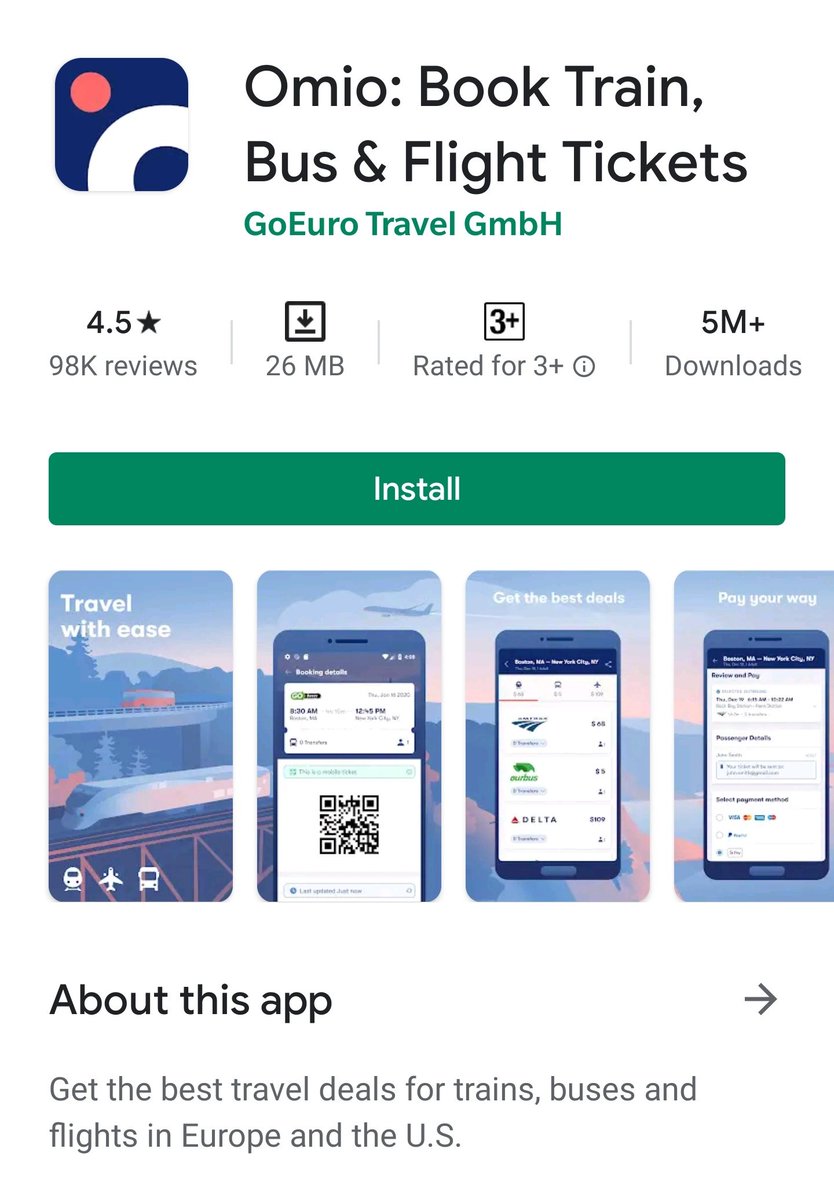 I forgot to mention, bus & train tickets can be purchased using Omio. Reliable, easy & secure Sometimes, you don't even need to print pon, tunjuk e-ticket je.