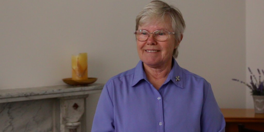 cathhealthcare's tweet photo. "When you are working with clients in the community you are in their home. I am the navigator in their healthcare, but they are the pilot." Home Care nurse, Ruth Davis, shares her nursing story - https://t.co/p8i6eqwtdE https://t.co/Z4GHDTZuTk