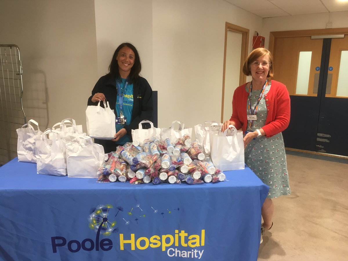MCpoolenhs's tweet photo. Lots of treat bags given to fabulous staff this evening around @Poole_Hospital #internationalnursesday https://t.co/9JIDKxh38u