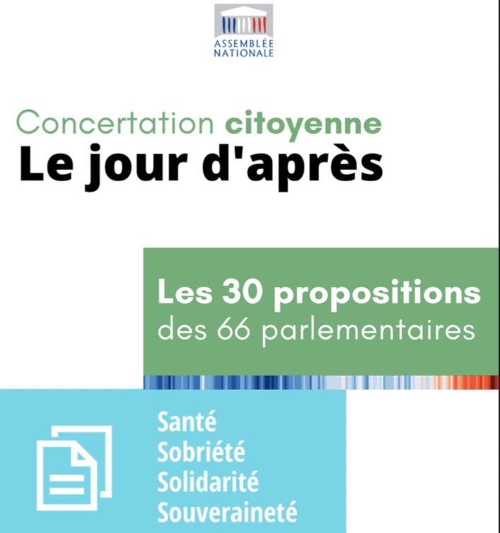 J'étais ce matin l'invitée de @JJBourdin_RMC pour parler du <a href="/jourdapres/">Le Jour d'Après</a>

66 parlementaires, 8700 contributions, 26 000 participants, 50 experts et 4 priorités: santé, sobriété, solidarité souveraineté. Retrouvez nos 30 propositions pour le jour d'après.
▶️ bit.ly/3bt4QyH