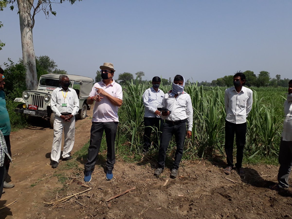 Survey checking in village Jadaul, Salgawa ,Khanauda and Badpura Sugarmil  Anoopshahar  surveyed gave survey  slip to farmers  CDC Anoopshahar District  Bulandshahr...