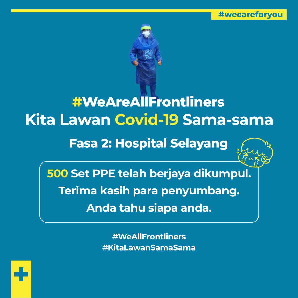 Abang Mut On Twitter Berjurai Air Mata Saya Bila Cek Baki Akaun Bank Pagi Tadi Rm15 000 Yang Dicari Untuk 500 Set Ppe Telah Berjaya Dikumpul Dalam Masa Sehari Entah Kebaikan Apa Yang
