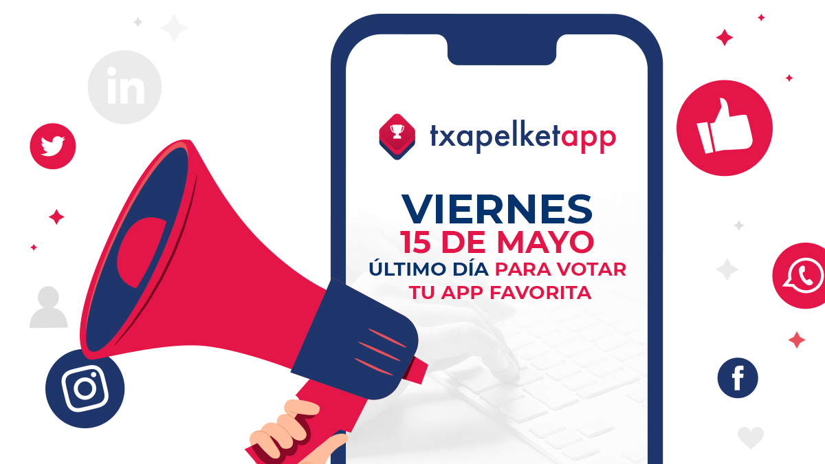 ⚠️ATENCIÓN⚠️

🚀Este viernes 15 de mayo terminan las votaciones por la mejor App de Euskadi, si aún no has votado por tu favorita todavía estas a tiempo.

👇👇👇👇
txapelketapp.es
#Txapelketapp20 #Apps #Mobile #Marketing #Projects #startups #Bilbapp20 #App