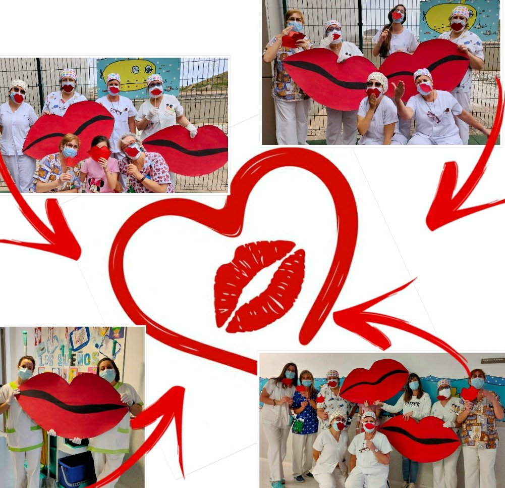 juanamari_sg's tweet photo. #DiaNiñoHospitalizado
Desde #PediatríaU26
del @Area2Cartagena 
Con todo corazón 
💋💋💋💋💋💋

@FundATRESMEDIA https://t.co/bxPqM41FHt