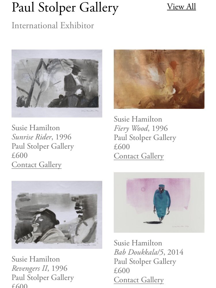 _susiehamilton's tweet photo. Opening today online @paulstolper @IFPDA #IFPDAPrintFair #IFPDAFoundation https://t.co/Vok8gzCBDK