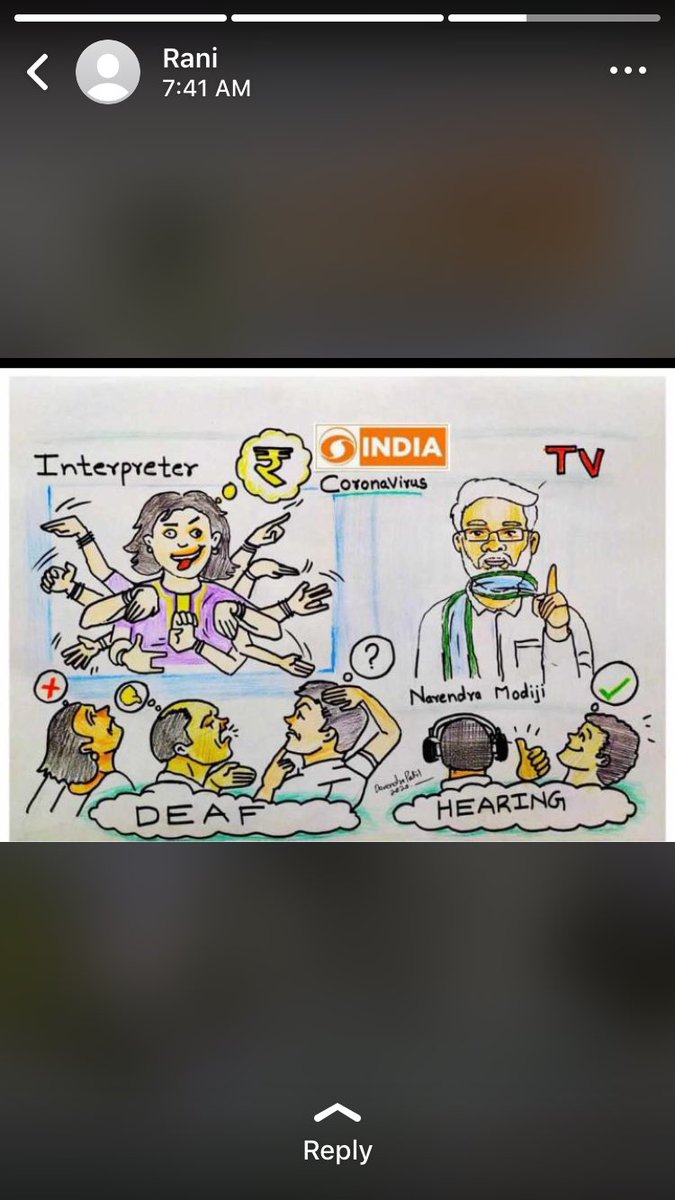 tilkeshart's tweet photo. She is Incomplete &amp; unprofessional interpreter.  No one of Deaf India understand her. Why are they suffer?  #InappropriateAccess @PMOIndia @narendramodi @MIB_India @MSJE_AIC @MSJEGOI @MIB_Hindi @DDNational  @HomeAffairsMin @DDNewslive @DDIndialive @wfdeaf1 @ncpedp_india https://t.co/N1SJzT3AqO