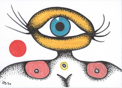 ruth_millington's tweet photo. DESMOND MORRIS has made 3 postcards for the #supadip! Fancy owning a mini Surrealist masterpiece for £30? https://t.co/fF87xm3V72 https://t.co/k007tIt9Va