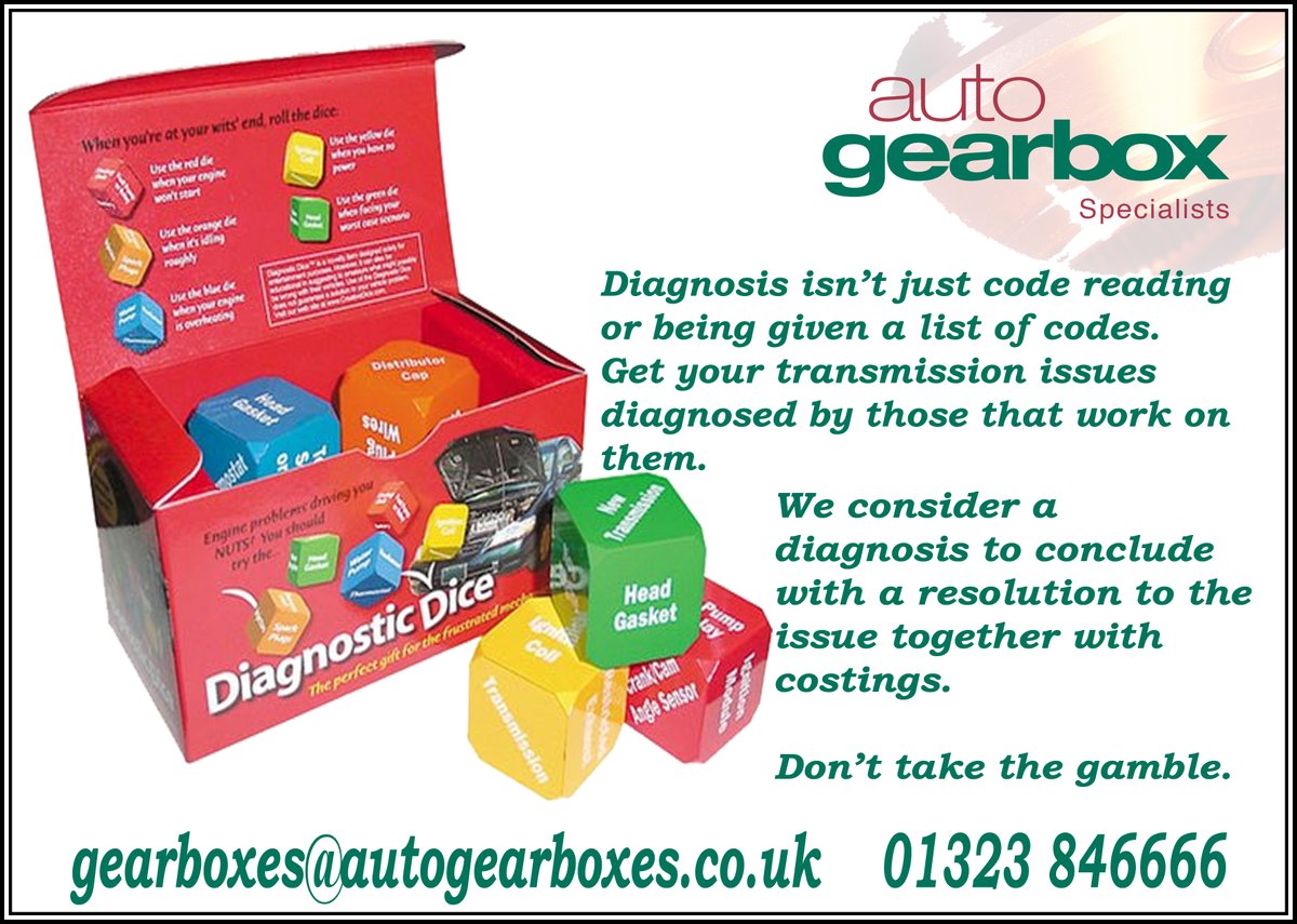 Diagnosing transmission issues isn't just to plug in. We at AGS diagnose all transmission related problems and give a detailed account of whats happening and costs for a solution.  Key Staff discounts. Please share
#automatic #manual #NHSheroes #diff #car #commercial #NHSNewDeal