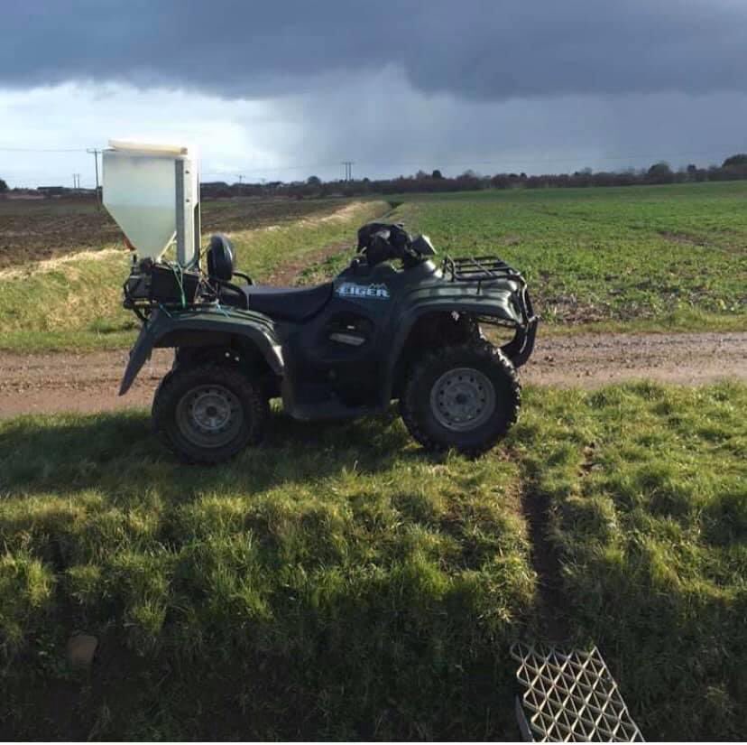 PCSODarrenB's tweet photo. #Withernsea green Suzuki โEigerโ DRZ400cc quad bike stolen during farm burglary on Hull Road around 2am this morning, any sightings, know the whereabouts or info on the crime call 101 log 29 13/5/20 has stray box mounted on rear #FarmWatch #ruralwatch #OpYellowFin https://t.co/MVueoVNj34