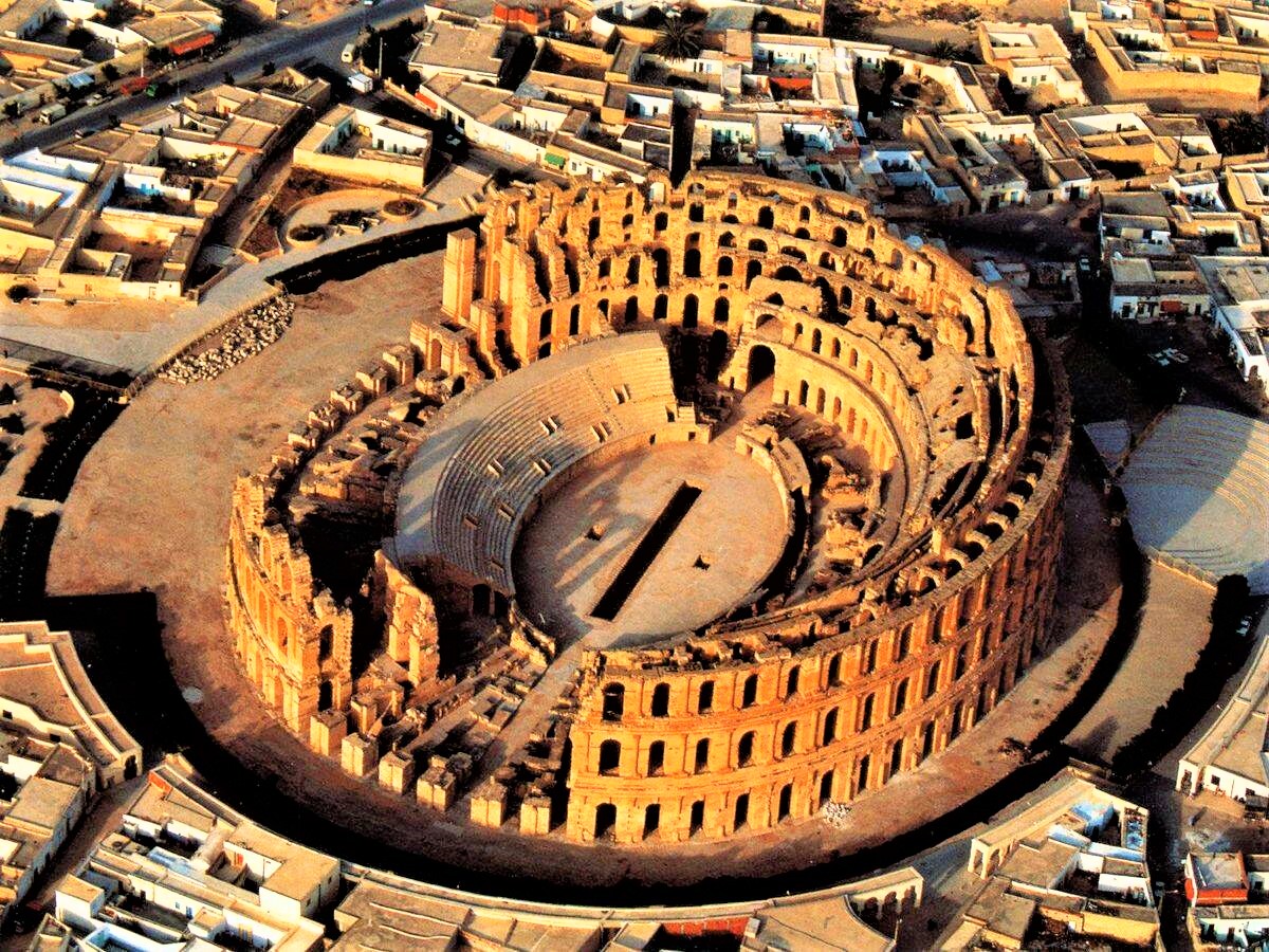 fieggentrio's tweet photo. Amphitheatre of El Jem - Tunisia https://t.co/z3sihjpPre
The impressive ruins of the largest colosseum in North Africa, a ...
5 photos.
#ElJem #ElDjem #amphitheatre #Tunisia #Tunesie #werelderfgoed #WorldHeritage #Welterbe #patrimoniomundial #patrimoinemondial #travel #tourism https://t.co/5MddQWxVh9