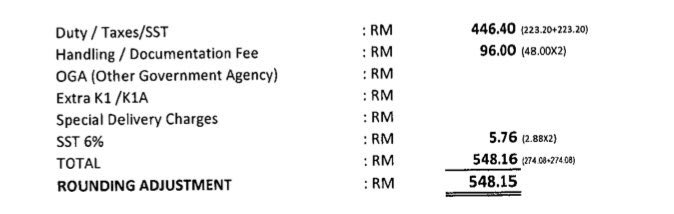 ATINYSTORE_MY's tweet photo. ✨ #AtinyStoreMy_Updates
Admins are currently having a mental breakdown right now after looking at the unbelievable amount of taxes that we have to pay to kastam for the ls. There might be a 3rd payment notice for 2nd batch buyers. It will be up tonight. https://t.co/aAjr6pMBmM