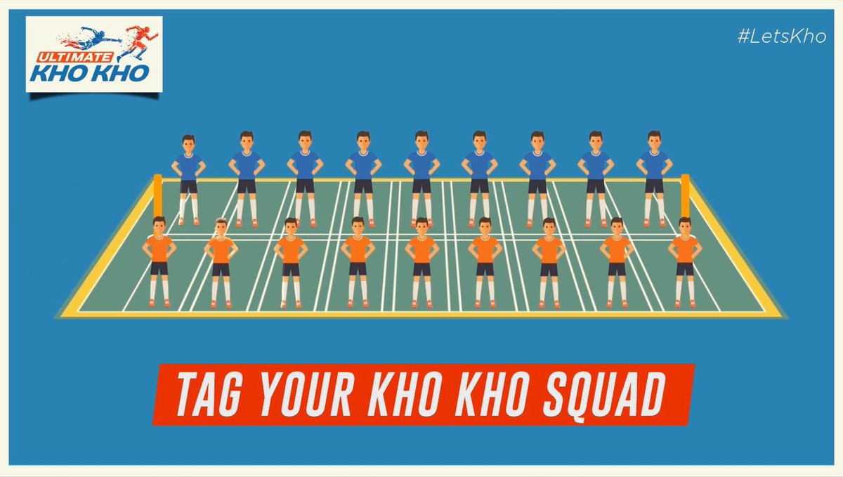 ultimatekhokho's tweet photo. #KhoKho is all about teamwork and team spirit.
Give your fierce squad the ultimate shout-out by tagging them in the comments below.
#LetsKho #UltimateKhoKho #GetSetKho #India #Sports #KheloIndia #IndiaFightsCorona https://t.co/vFon52hgRc